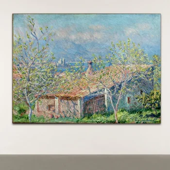 Claude Monet Lõuend Printings Maastikumaal Pilt Home Decor Elutuba Plakat Seina Art Õlimaal Raamimata #492