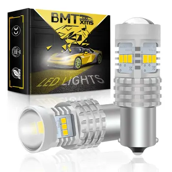 BMTxms Canbus P21W BA15S 1156 7506 LED Pirnid PÄEVATULED päevatuled Vastupidine Lamp VW Volkswagen Passat B7 2011-