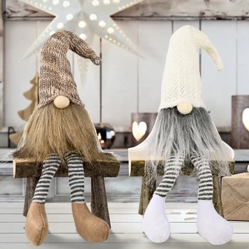 2022 Hot Doll Xmas Kingitus Home Decor Näota Gnome -, Plüüš-Nukk Santa Gnome Rudolph Nukk Ripats Christmas Tree Teenetemärgi Uus Aasta