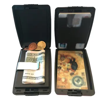 1 Pc Mehed Alumiinium Pank Kaardi Valdajale Blokeerimine Raske Juhtumi Rahakott Tahke Krediitkaardi Anti-RFID-Skaneerimine Kaitsta Kaardi Omaniku