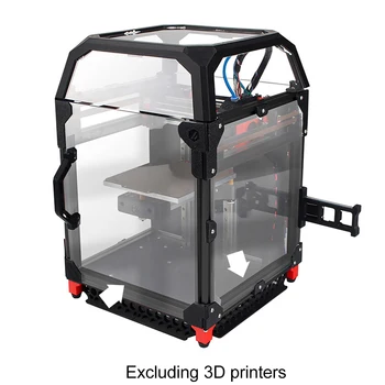 Tarvikud Vastupidav DIY Office Praktiline Raam Komplekt Välimine Bracket 3D Printeriga, Millel on Augud Alumiinium Kodu Väljapressimist Must