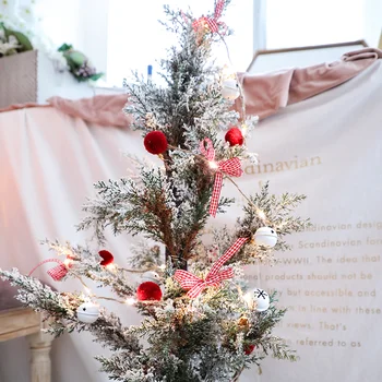 Männikäbi Jõulupuu String LED Tuled Vanik Lumehelbed jõuluehe Kodu Haldjas Tuli Uus Aasta Xmas Decor