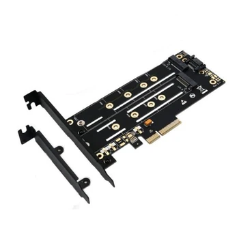 M. 2 NVMe SSD NGFF PCI-E X4 Adapter M. 2 SATA-SATA III Adapter Kaardi NGFF Klahvi M B VÕTI Dual M. 2 PCIe Adapter