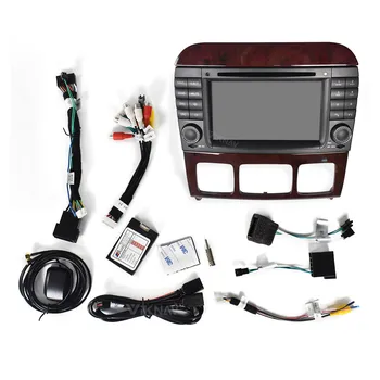 2 din auto raadio Benz S W220 1998-2005 android stereo vastuvõtja auto multimeedia mängija, GPS navigatsioon auto audio-video mängija