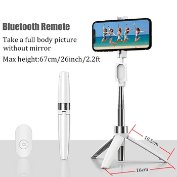 BFOLLOW 3 in 1 Selfie Kinni Statiivi Bluetooth Mobiiltelefoni Omanik Mobiilne Telefon iPhone Tulistada Video Youtube ' i Facetime Vlog