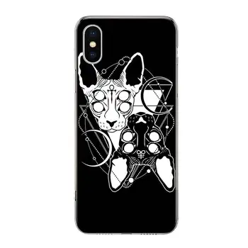 Nõid kassi magic Pehmest Silikoonist Telefoni Puhul Apple iphone 11 12 Mini Pro XR X XS Max 7 8 6 6S Plus + 7G 6G 5 SE Kaas