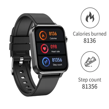Smart Watch EKG PPG Smartwatch 1.7 tolline HD Ekraan IP68 Fitness Tracker Temperatuur Spordi Mehed Naised