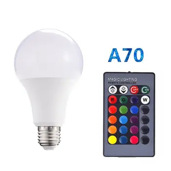 3W RGB LED Lamp Värvikas E27 Mitmevärviline Dimmer Pirn Lamp Sise-Juhtmeta Kaugjuhtimispult jõulupidu Pulm