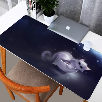 Akvarell Kass Suur Suurus 400mmX900mm Laiendatud Mousepad 2020. Aasta Uus Disain Veekindel Gaming Mat Mouse Pad