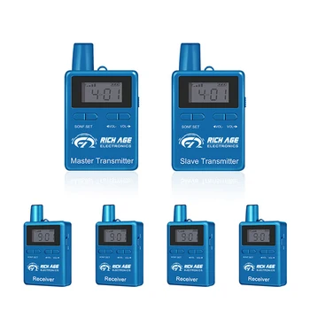 Hot Müük UHF 2.4 G UHF Traadita Audio Giid Süsteemi Saatja ja Vastuvõtja Reisi