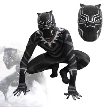 Panther Cosplay Kostüüm Panther Retuusid Cosplay Kostüümid Halloween Carnival Jõulupidu Jumpsuits Cosplay Kostüüm