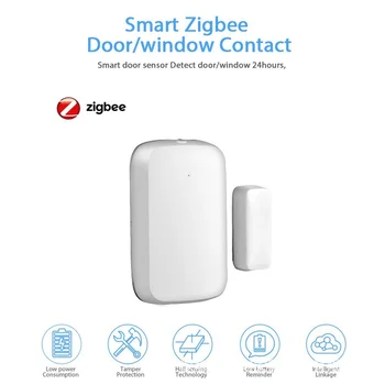 ZigBee Ukse Akna Kontakti Sensor Smart Home Traadita Ukse Andurid Avage/Sulgege RAKENDUS Serveri Häire Intelligentne Seos Ukse Andur