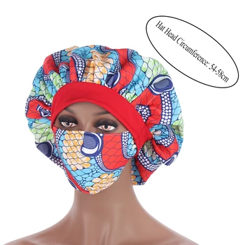 Mood Aafrika Muster Mitmevärviline Yömyssy Peakatet Populaarne Peapael Teenetemärgi Turban Ühise Põllumajanduspoliitika Naiste Trendikas Ring Mask Mütsid