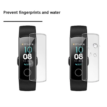 3tk/Palju Kaitsva Kile Huawei Honor Band 4 sport Smart Watch Ultra Clear TPÜ Soft Screen Protector For Band4 Täielik kate
