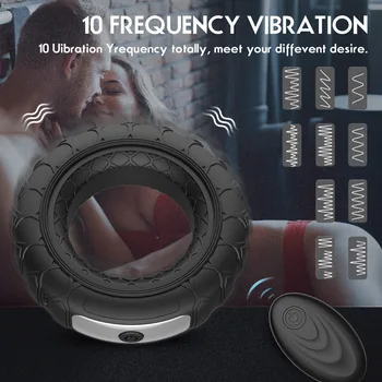 10speed kukk ring vibraatorid meestele erootilist sex lelud Kliitori stimulaator puldiga cockring Vibraator Viivitus Ejakulatsioon