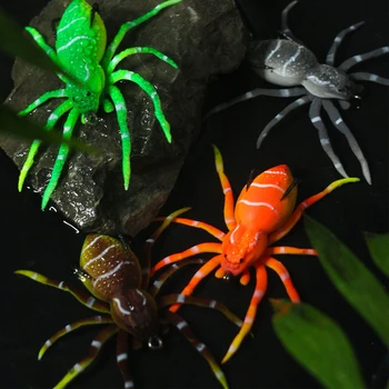 5 Tk Spider Pehme Sööt Kalapüügi Peibutis Konksud Silikoon Kunstlik Softbait Landid Realistlik Disaini 8cm pesca Sööt Kalapüügi Peibutis