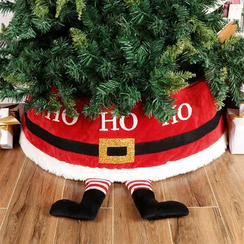 Jõulupuu Seelik Jalad Santa Claus Elf Tree Seelik Siseruumides Väljas Padi jõulupidu sugupuu Seelik