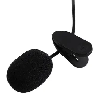 Kaasaskantav Väline 3,5 mm Käed-Vaba Mini Traadiga Krae Clip Rinnamikrofon Lavalier Mikrofon ARVUTI Sülearvuti Lound Kõlar