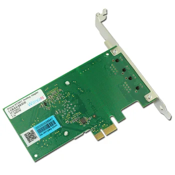 PCIe X1 Dual Port Gigabit Ethernet Võrgukaart Kaardi NH82580DB Kiibistik I340T2