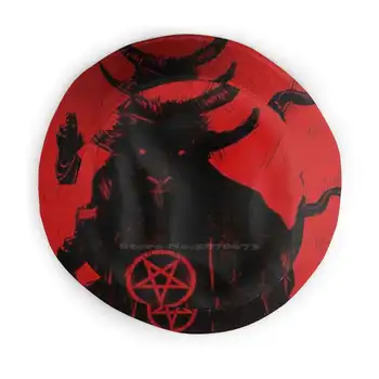 Saatanlik Deemon Uv-Kaitse, Kokkupandav Kopp Mütsid Naised Mehed Saatan Saatanlik Kurat Saatanlik Lucifer Hailsatan Goth Satanist Metallist