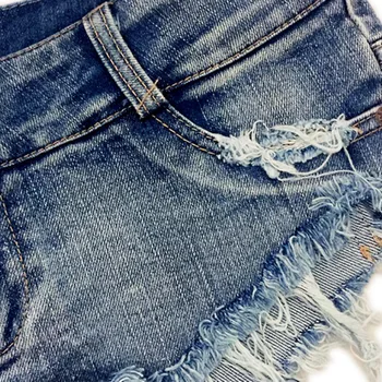 Naiste Sexy Denim Jeans Lühikesed Püksid Tüdruk Madal Vöökoht Rannas Kuuma Püksid