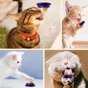 Kass Suupisted Catnip Sugar Candy Köniinsä Tahke Toitumine Geel Energia Palli Kõrge kvaliteediga Kollageeni Ja Erinevaid Vitamiine Ja Kaltsiumi Mänguasi