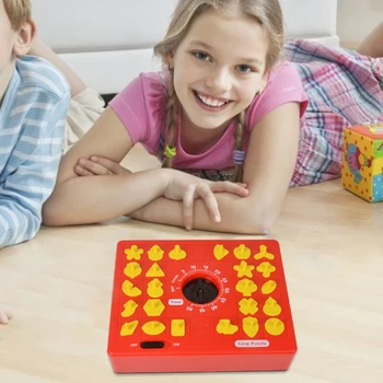 24tk Kuju Sobitamise Puzzle Koos Aega Rassi Lapsed Lõbusaid lauamänge Varajase Hariduse Montessori Mänguasjad Poistele 1 Kuni 3 Aastat rõõm
