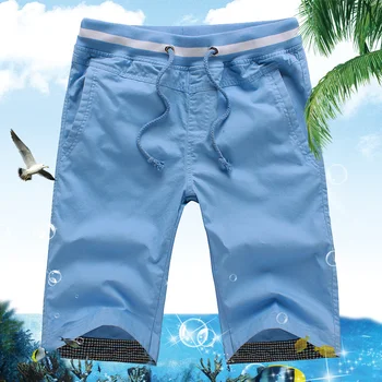 Uus 2020. aasta Meeste Suvised Vabaaja Püksid, Meeste Pikad Püksid Meeste Mood Cotton Beach Lühikesed Püksid Candy Värvi Pluss Suurus 5XL