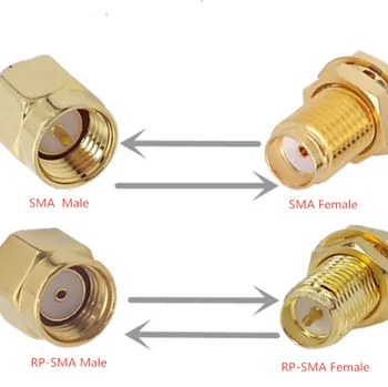 1tk RP-SMA Male To RP-SMA Female 45 135 Kraadi Adapter Connector FPV 1