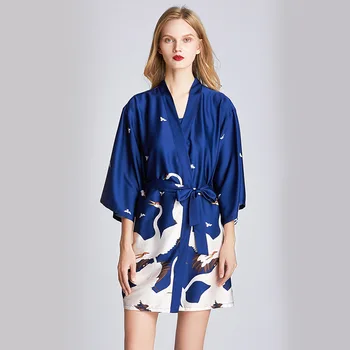 Suvel Jää Silk Nightgowns Sleepwear Lahtised Ja Mugavad Homewear Kayoulai 2021