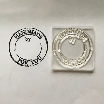 Käsitöö poolt Silikooniga Selge Pitser Stamp DIY Scrapbooking Reljeef fotoalbumi Dekoratiivne Paber Kaart