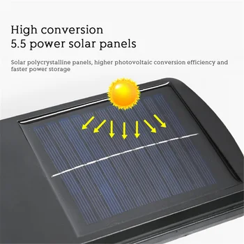 Päikese Valgus 128 COB Suur Väljas Päikese Veekindel Tänaval Valgus Aed Infrapuna Sensor Motion Sensor Smart Kaugjuhtimispult Kerge