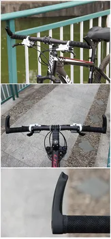 Bike Tarvikud Ergonoomika Alumiinium Juhtraud Barend Haaratsid MTB Tee Mountain Bike Jalgratta Grip Baar Lõppu