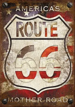 Vintage Metallist Plaat Kodus elutoa Kaunistamiseks bensiinijaam Plakatid Tina Märk Tööstus-Decor USA Route 66 Garaaž Filmi Plakat