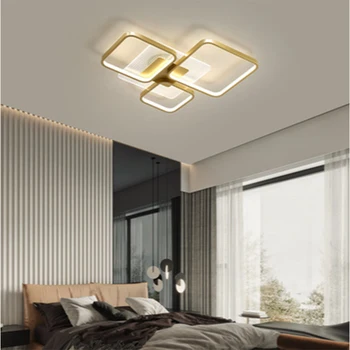 Kaasaegne ruut LED magamistuba musta lae lamp elutuba rõdu valgustus köök restoran dimm lamp hulgimüük
