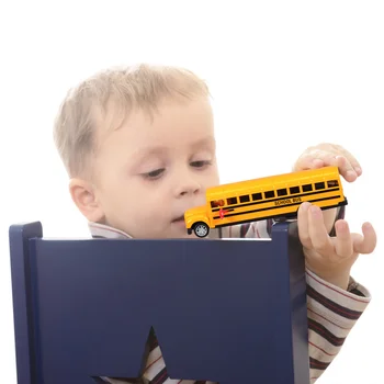 1tk School Bus Mudeli Sulamist Tagasi Mudeli Buss Lapsed Auto (Suur,1:24)
