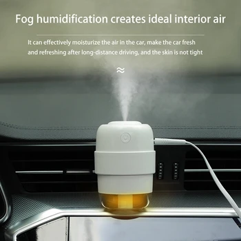 Eeterliku Õli Hajuti Ultraheli Niisutaja koos Led Light Usb Ventilaator Aroomiteraapia Fogger Office Home Auto