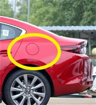 Näiteks Mazda 3 Axela 2019 2020 ABS Kroomitud kütusepaagi Kork Gaasi Mahuti Katta Gaasi Kork Kate Protector Sisekujundus Kleebis Auto Stiil Tarvikud