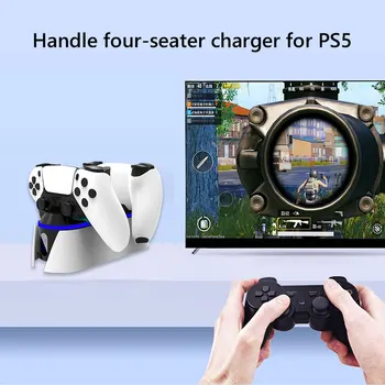 Dual Kiire Laadija PS5 Wireless Controller USB 3 Tüüp-C Laadimine Häll Dock Station Sony PlayStation5 Juhtnuppu Gamepad