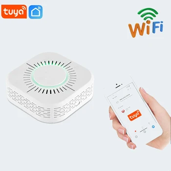 Traadita Wifi suitsuandurite Detektorid tuleohutus suitsuandur Smart Home Security Alarm Sensor Tööd Sonoff RF