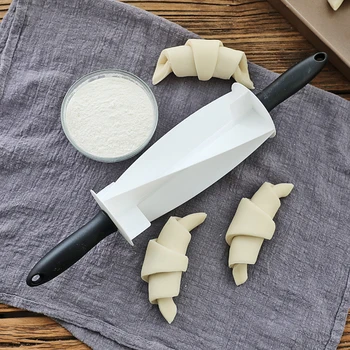 Plastikust Käepide Jooksva Lõikur Tegemise Croissant Leiva-Saia Tainas Noaga Puidust Käepide Küpsetamine Toiduvalmistamis Köök Nuga Vahendid