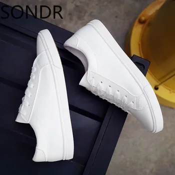 2021 Uus kevad pits-up valged kingad naistele korter nahast valged tossud vabaaja jalatsid naistele