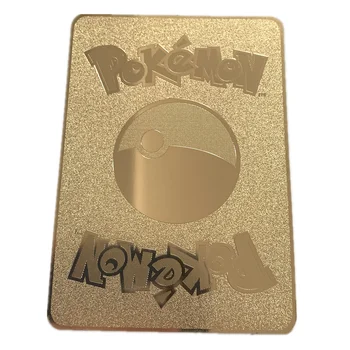 Uus Nelja Pokemon Card Gold Metal prantsuse PV Kaardi Tulekahju-hingamine Draakon Haruldane Kaart Kogumise Kaardi Lahing Kaardi Laste Mänguasi