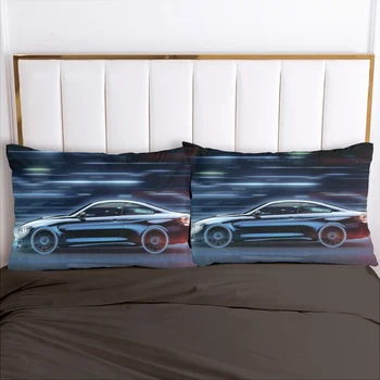 1tk Auto Padja kate padjapüür Voodipesu Padjapüür Pillowcovers dekoratiivsed 50x70 50x75 3D Print kollane