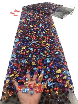 Müügil prantsuse tülli pits kangas litrid jaoks seksikas kleit aafrika net pits kangas ZH-92888 ainulaadne disain