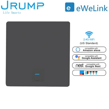 UK/EL WIFI Luksus vajutada Nuppu Smart Switch APP Kaugjuhtimispult Smart Light, Lülitub Töötab Alexa Interruptor