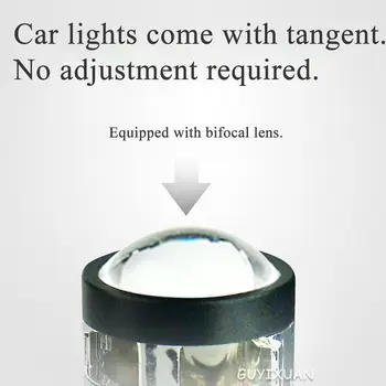 Auto LED läätse pesuseade/muudetud H4 kaugus ja lähedale integreeritud bifocal objektiiv/led auto tuled muuta Hella 5