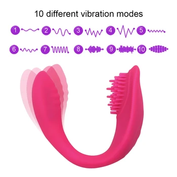 VATINE Juhtmeta Kaugjuhtimispult Kantavad Vibraator G-spot Massager Kliitori Stimulaator Dildo Vibraator Sex Mänguasjad, Naiste Paar