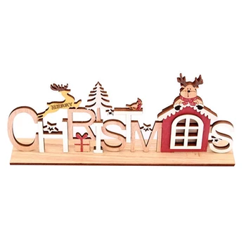 Jõulud lasergraveerimine Puidust Helendav Täht Kaardi Kaunistused Christmas Tree Teenetemärgi Diy kokku pandud Laste Kingitused