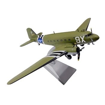 1:100 Mõõtkavas II Maailmasõja C47 Transpordi Mudel Lennuk Kit Diecast Lennuk